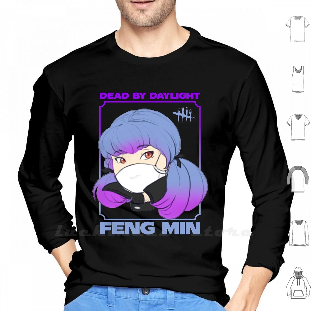 Dead By Daylight Feng Min Long Sleeve Men Teenage Cotton Dbd Games 