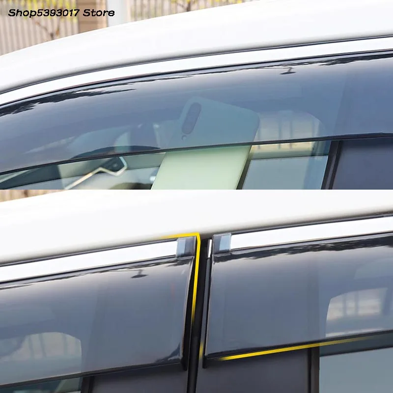 Стекло для окна автомобиля, защита от солнца, вентиляционный козырек, защита от дождя, боковое зеркало заднего вида, дождевик для Toyota RAV4 RAV-4