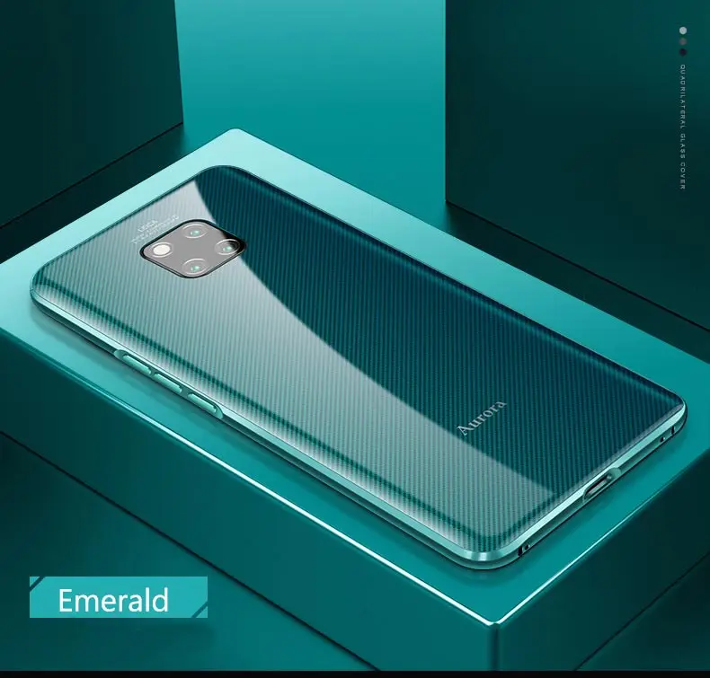 Для huawei mate 20 Pro mate 20 чехол все включено Металл изогнутый градиент закаленное стекло ультра-тонкая задняя крышка для huawei mate 20