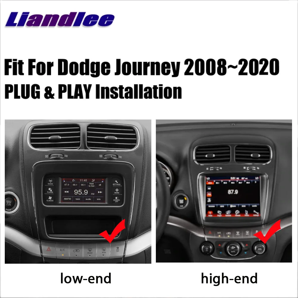 Автомобильный радиоприемник мультимедийный плеер для Dodge Journey 2008 2020 2 Din Android