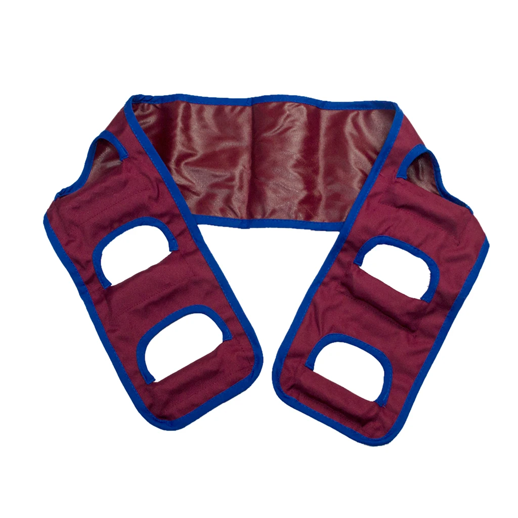 Secure Transfer Gait Belt with Hand Grips - Wheelchair to Bed / Chair Sling Slide Belt - Patients Medical Assist Aid