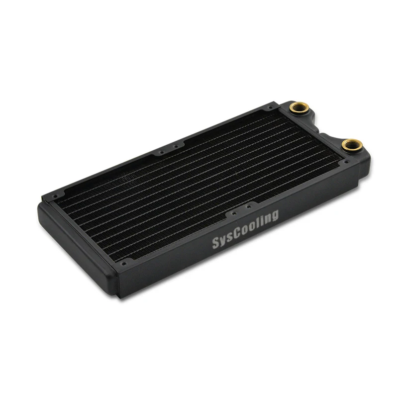 Радиатор охлаждения воды syssiling PT 240 медный черный мм для процессора GPU системы
