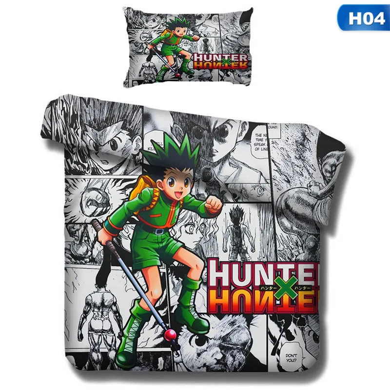 Anime HUNTER X HUNTER 2-piece Bedding Set Boy/girl Pillowcase And Duvet Set