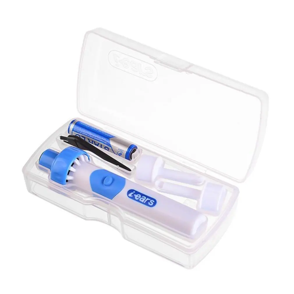 Kit de remoção de cera de orelha aspirador de ouvido portátil automático elétrico removedor de cera de ouvido orelha picareta limpo conjunto de ferramentas