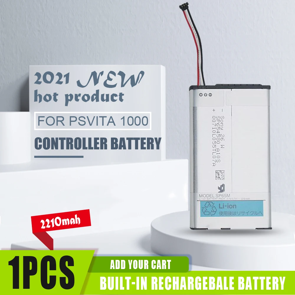3.7v 2210mAh SP65M Replacement Rechargeable Lithium Li-ion Battery Pack For Sony PS Vita PSV00 PSV1000 PCH-1001 PCH-1101 Gamepad |