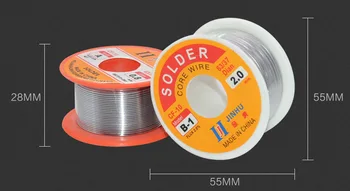 

10pcs Fine Solder Wire 0.6MM Tin Lead Rosin Core Low Melting Point Welding No Spatter And No Corrosion