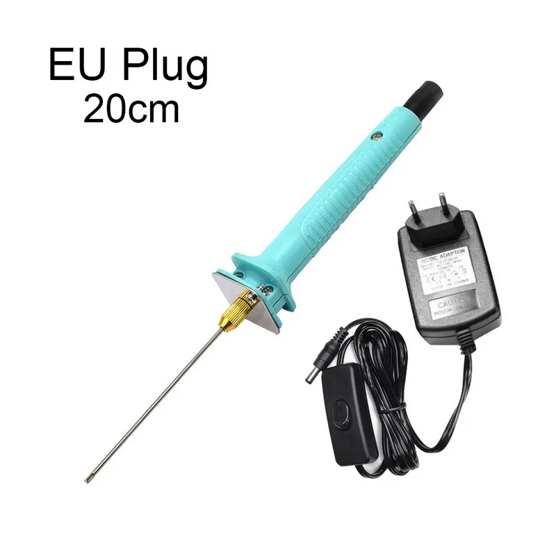 Электрический Резак для пенополистирола, пенопластовый нож с горячим проводом, пенопластовая режущая ручка, портативные режущие инструменты для пенополистирола - Цвет: 20CM EU