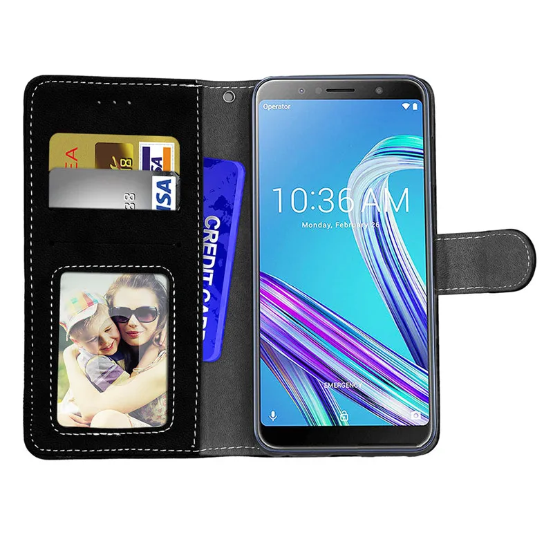 Для Asus Zenfone Max Pro M1 ZB602KL чехол Asus X00TD чехол флип чехол для телефона из искусственной кожи для ASUS ZB602KL ZB ZB602 602 602KL KL чехол