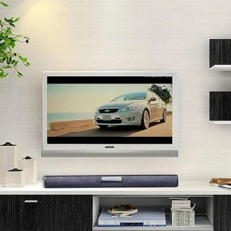 Беспроводной Bluetooth Саундбар ТВ объемный стерео колонки Hi-Fi звуковая панель объемная звуковая система AUX TF FM радио Колонка домашний кинотеатр