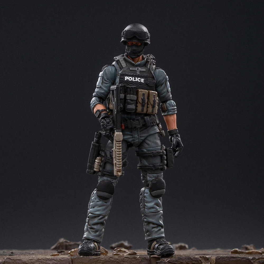 JOYTOY 1/18 солдатики(5 шт.) фигурки город полит солдат День рождения/праздник подарок модель набор игрушек