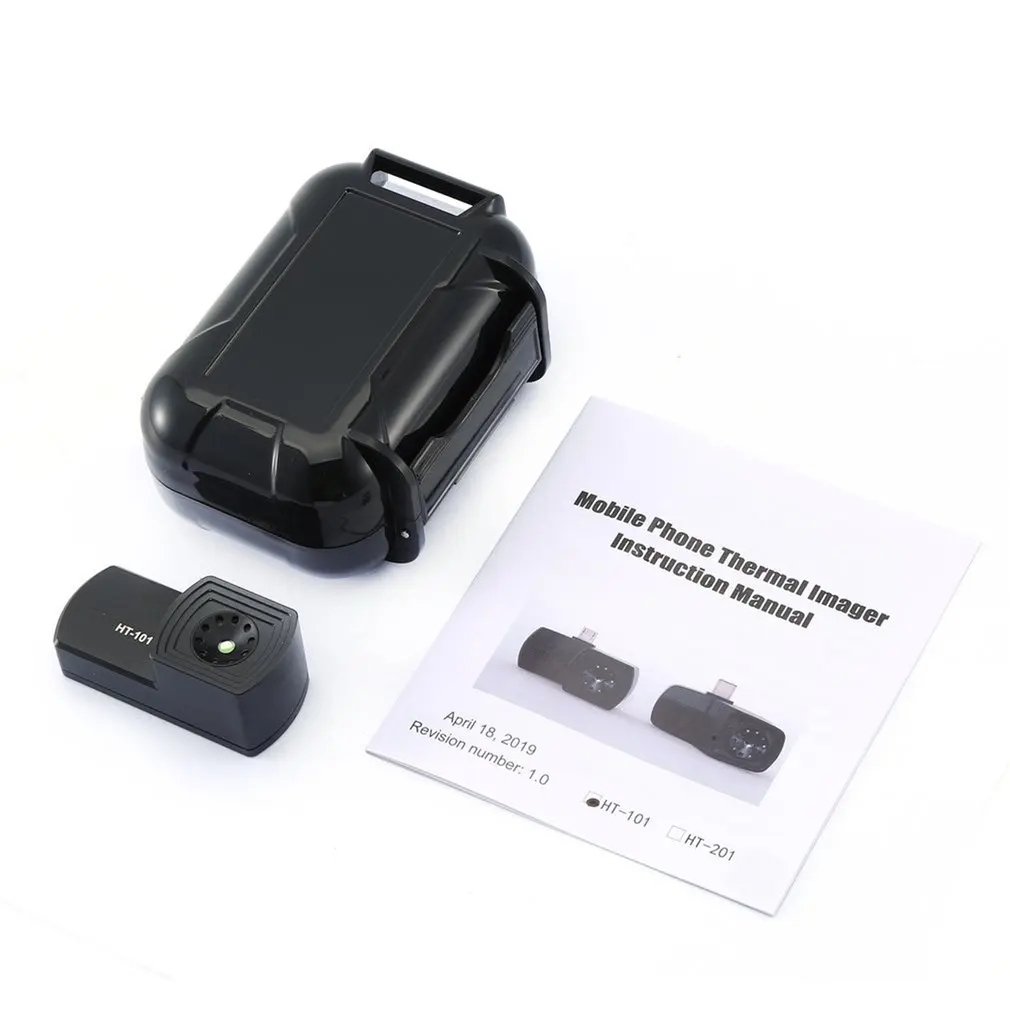 

Multifunction Phone Thermometer Handheld Detection Mobile Phone Infrared Black High Thermal Imager for Android YK-101