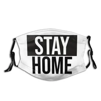 

Stay Home Reusable Face Mask with Filter Quarantine PM2.5 Anti Haze Dustproof Mask Protection Cover Respirator Mouth Muffle
