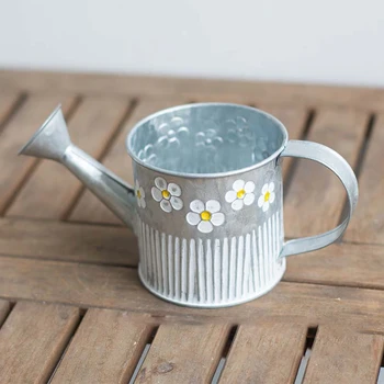 

Flower Iron Bucket Planter Pot Retro Hanging Barrel Buckets for Flower Plants SEC88