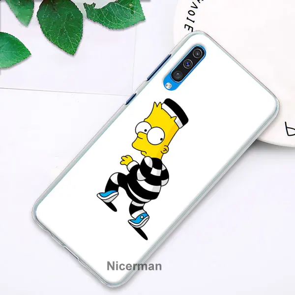 Гомер J. Симпсон телефонные чехлы для samsung Galaxy A10 A20e A30 A40 A50 A60 A70 A80 A6 A8+ A7 A9 жесткий чехол из поликарбоната - Цвет: 12