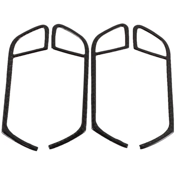 

4X New Carbon Fiber Interior Door Handle Cover Trim Fit for A4 B8 A5 Q5 2009-2016