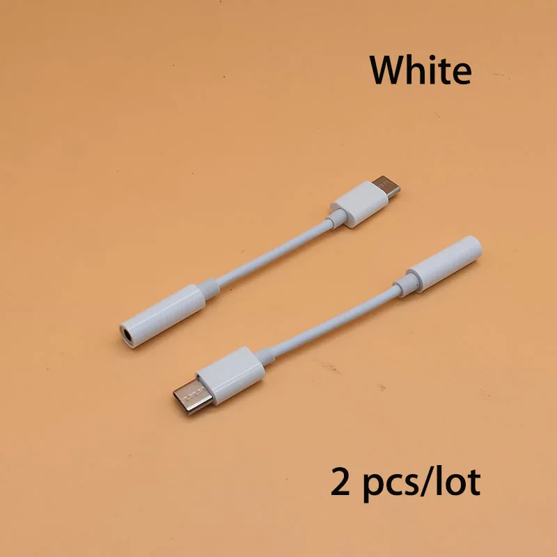 Usb type C до 3,5 мм адаптер для наушников Aux аудио наушники для Xiaomi mi 9 8 mi 8se A2 mi 6x mi 6/mi x 3 2/2 s/Note 3 конвертер - Цвет: White