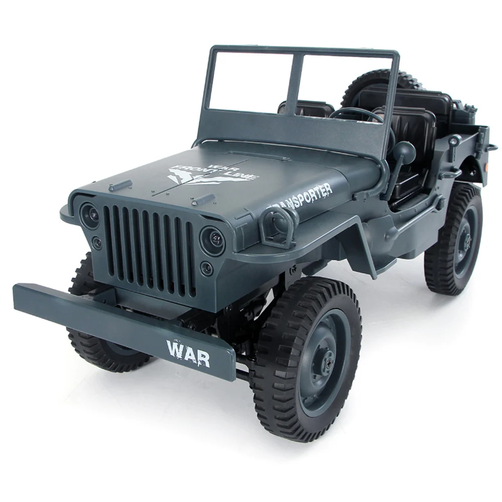 

Q65 Off-Road 2.4G Simulation RC Car Convertible Military 1:10 Climbing ABS Kids Gift Four-Wheel Drive Remote Control Toys