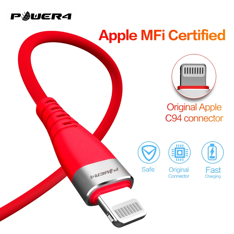 Мощность 4 MFi 2 м 18 Вт Lightning Кабель для usb type C PD Быстрая зарядка кабели для iPhone 11 Pro X XS 8 XR с ЕС адаптер питания USB-C