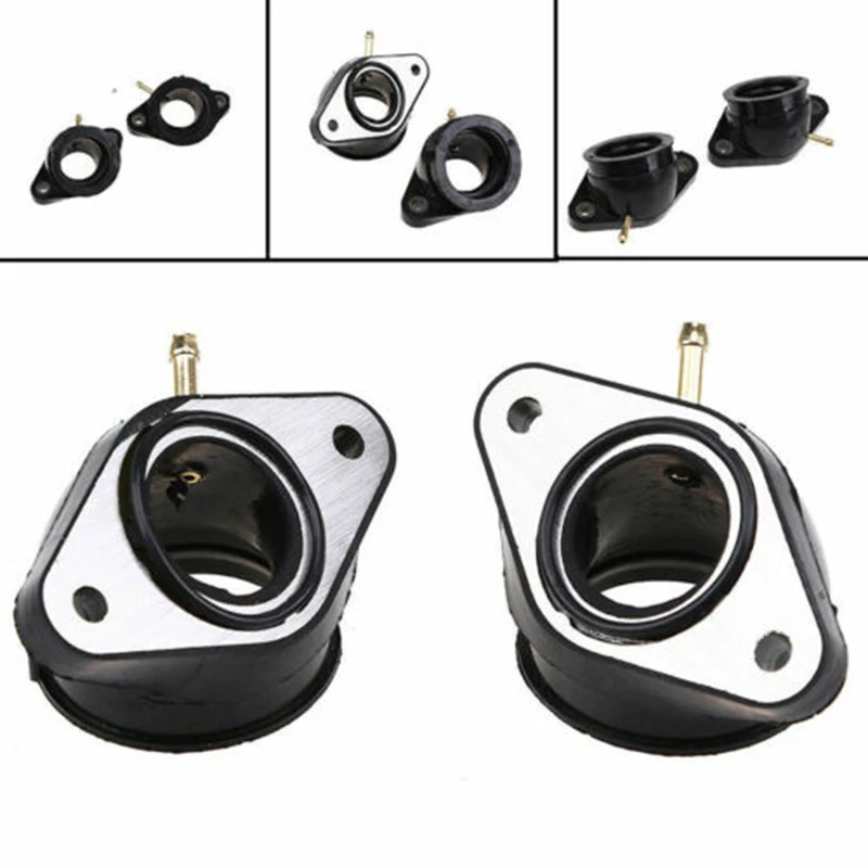 

Pair Of Intake Carb Carburettor Adapter With O-Ring For VIRAGO XV400 500 535 Kit