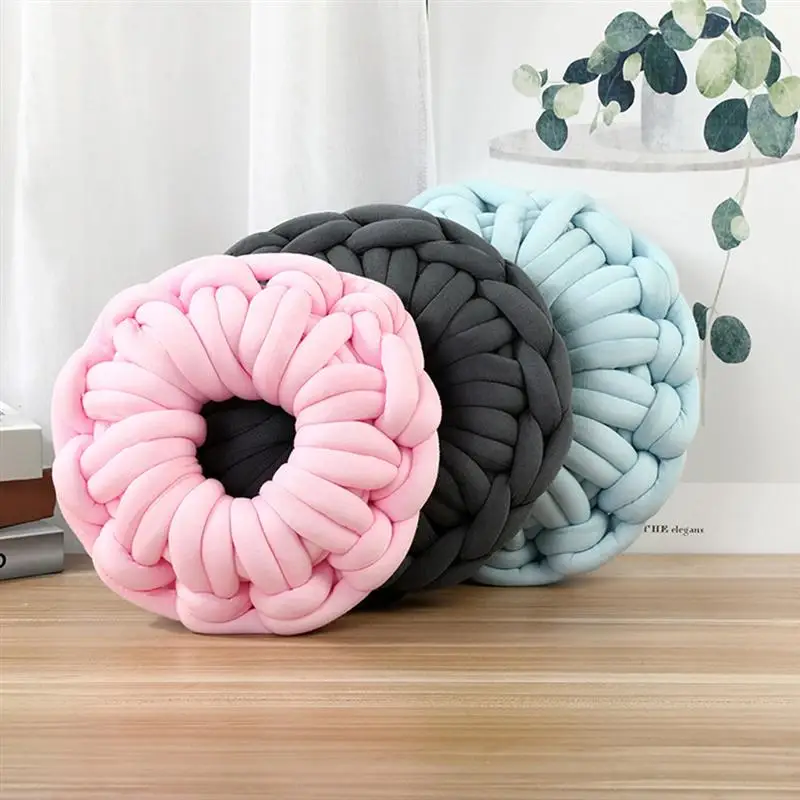 

250g Handmade Giant Chunky Yarn Knit Blanket Accessary Wool Hand-Woven Bulky Wool Material For Knitting DIY Home Supplies A2