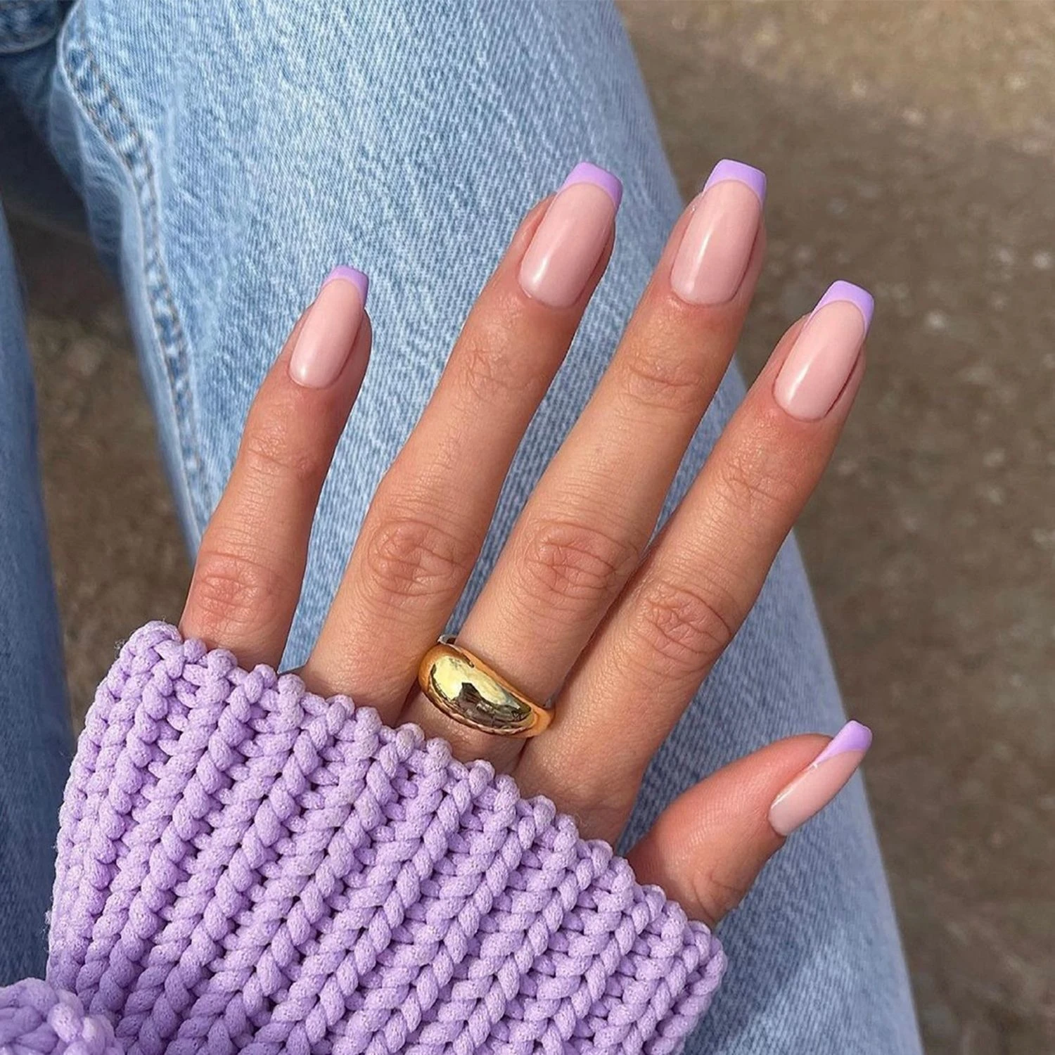 24pcs Box Pink Manicure Tool Artificial Full Cover Nail Tips French False Nail Tip Fake Nails Beautiful Fashion Nice Wearable False Nails Aliexpress