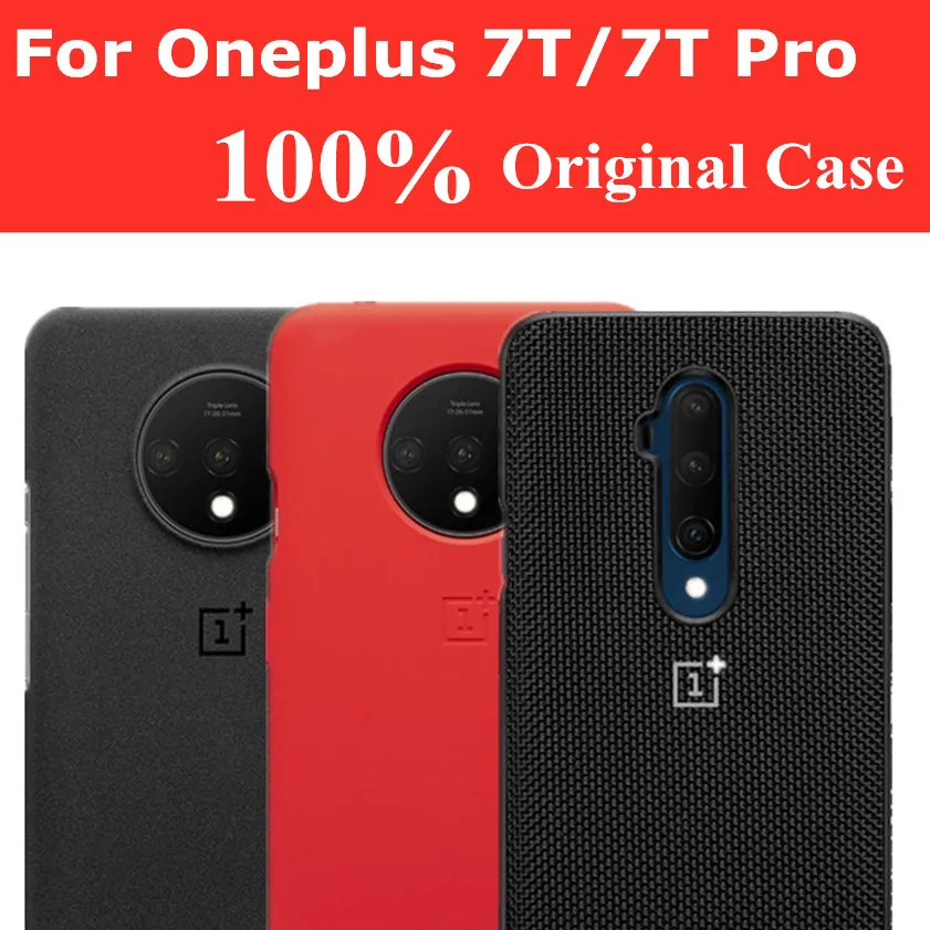 Чехол для oneplus 7T pro Официальный чехол для One plus 7T Pro 7Tpro чехол s силиконовый нейлоновый песчаник Karbon чехол для oneplus 7t
