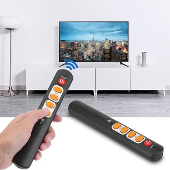 

SOONHUA Remote Control Smart Remote Controller 3V With 6 Big Buttons For TV Learning Remote Controls