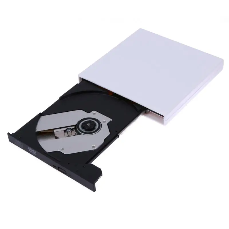 Внешний оптический привод USB 2,0 CD/DVD плеер DVD rom CD RW комбо ридер запись портативный для ноутбука компьютер Windows Mac