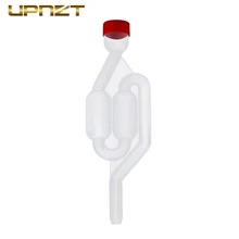 Wein Dichtung Auspuff Ventil Strohhalm reusable Brauen bier Gärung Luftschleuse Versiegelt Kunststoff Air Lock Wasser Versiegelt Ventile Eco Freundliche(China)