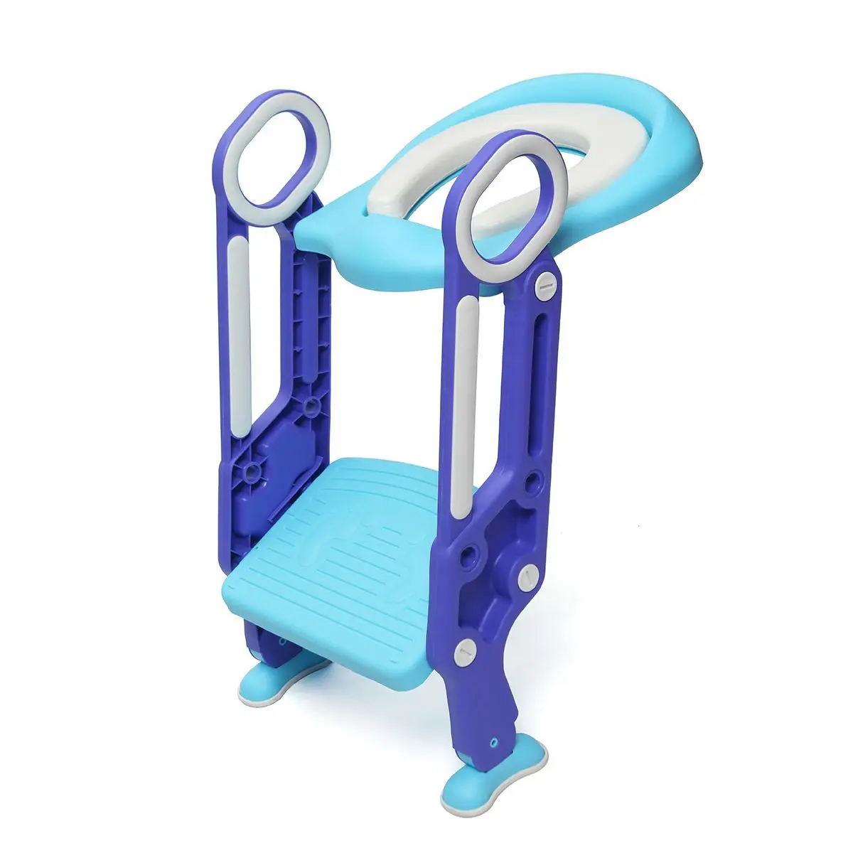 Cadeira de Treinamento com Passo Escada para Bebê Dobrável Infantil Potty Seat Mictório Encosto Banqueta Crianças Meninos Meninas Seguro Vaso Sanitário Potties Mod. 201131 6 de treinamento com passo banqueta escada para