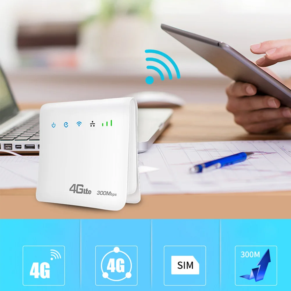 4G lte 300 Мбит/с Wifi 4G Роутер Wifi роутер 3g cpe мобильный роутер с поддержкой порта LAN sim-карты портативный беспроводной маршрутизатор 2,4 ГГц