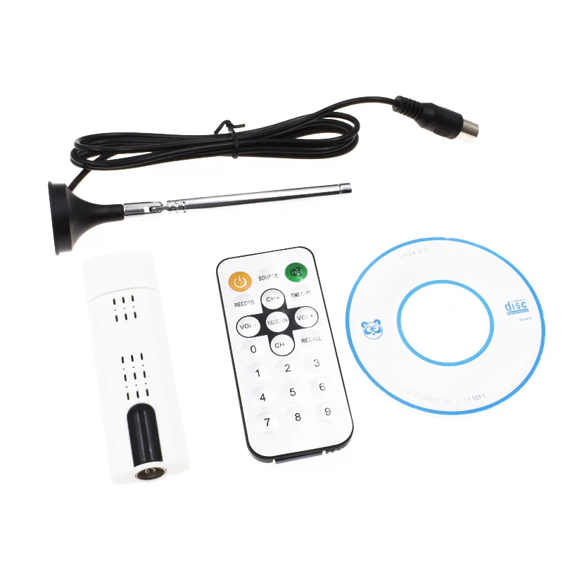 USB 2,0 цифровой DVB-T/T2 SDR+ DAB+ FM HD ТВ тюнер приемник Стик SG ТВ приемник с пультом дистанционного управления