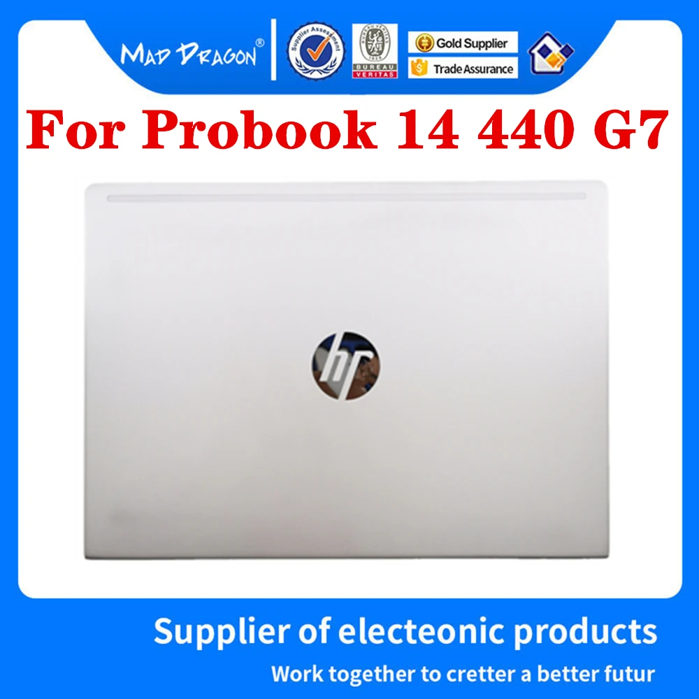 Nuovo Originale Per Hp Probook 14 440 G7 Probook 440 G7 Laptop Display Posteriore Cover Posteriore Lcd Cover Assembly Argento A Shell