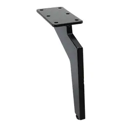 Легкая установка Защитная мебель ноги постный деревянный стол Наклонный Шкаф металлический домашний черный Регулируемый влагостойкий