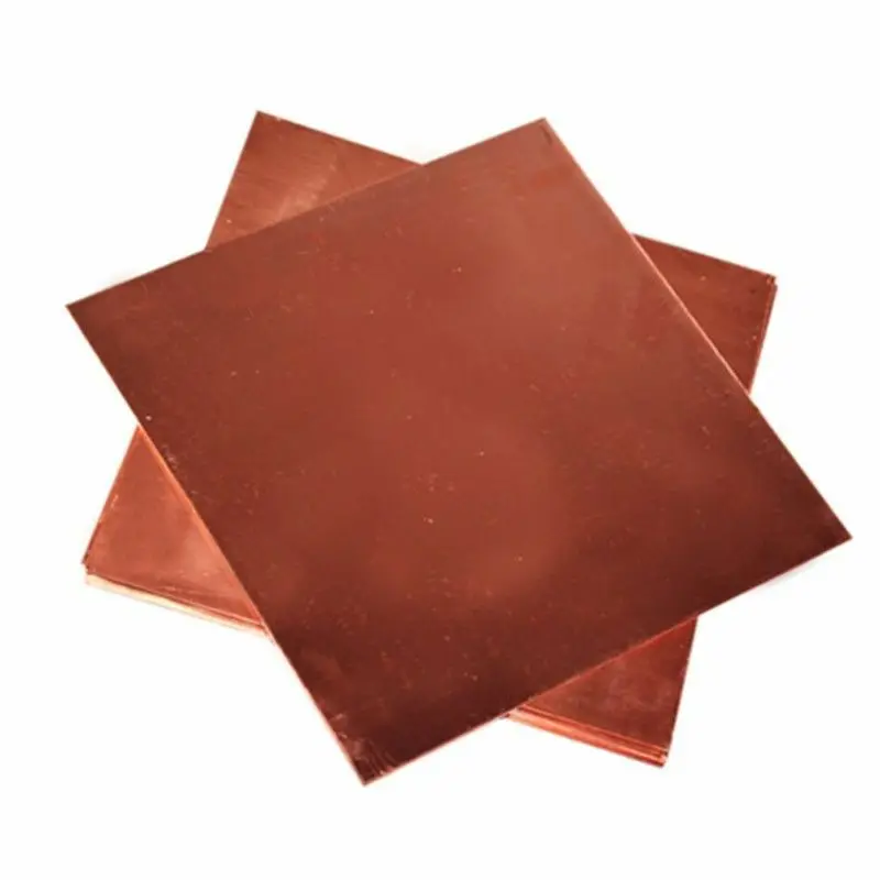 

1 pcs 100mm 100mm x 0.8mm 99.9% Pure Copper Cu Metal Sheet Plate