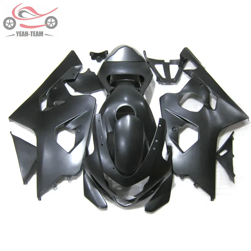 Мотоцикл Обтекатели набор для Suzuki K4 2004 2005 GSXR750/600 04 05 GSXR 600 750 матовый черный обтекатель части+ крышка бака