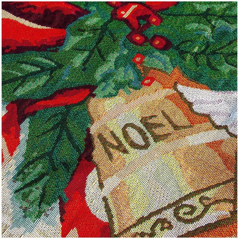 Christmas tree dress polyester printed red fruit bell room 100cm Christmas tree decoration 2020 New Year festival party supplies