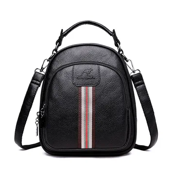 

Shoulder Bag 2019 New Fashion Mini Shoulder Bag Soft Leather Female Middle-aged Bag Women Casual Backpack High Quality