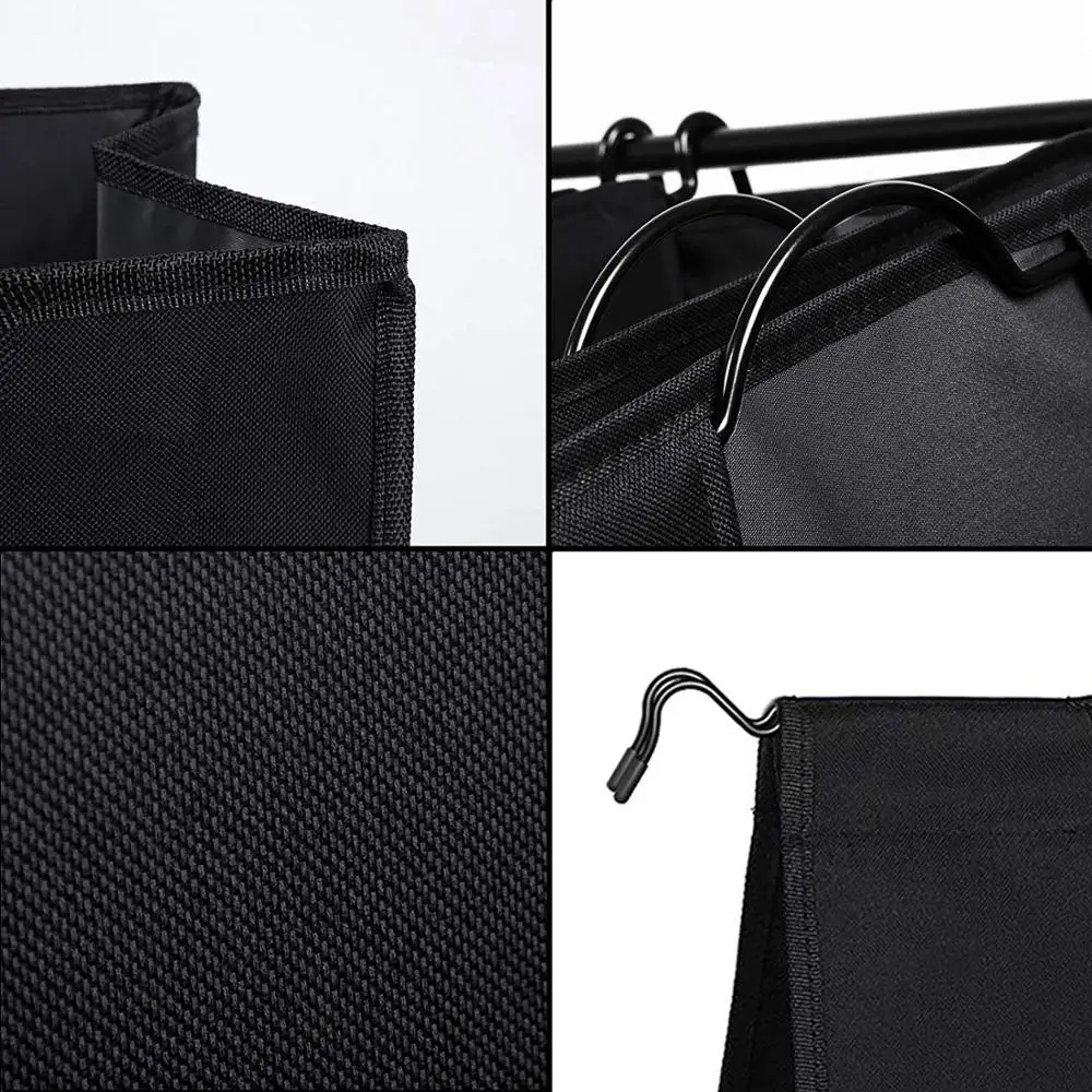 Foldable Dirty Laundry Basket Organizer Toy Storage Box Laundry Sorter Four Grid Home Laundry Hamper Sorter DIY