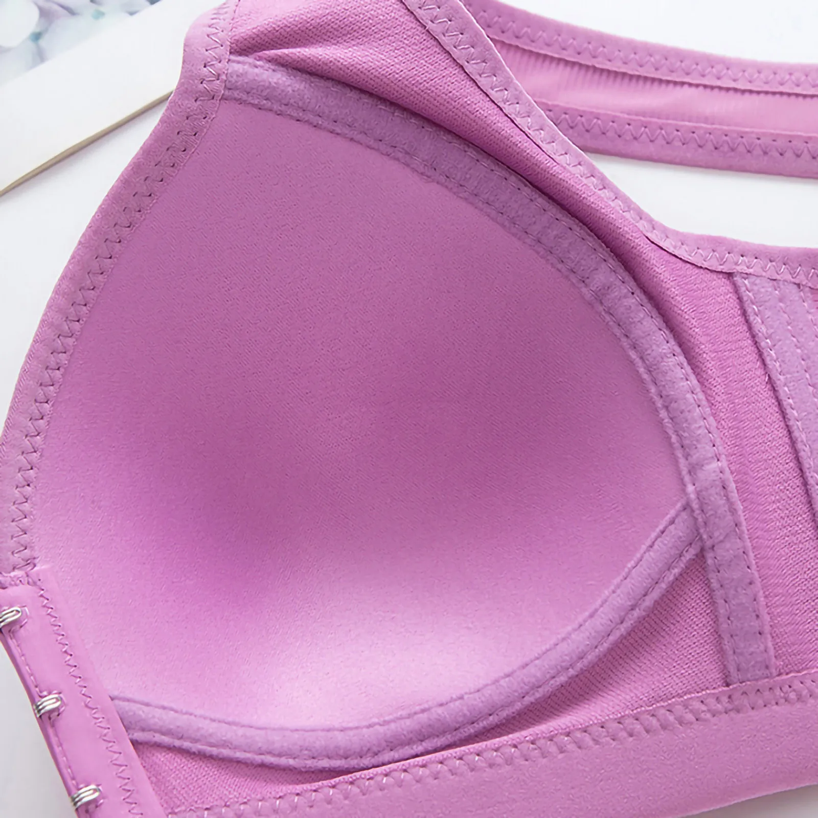 womens bras 2021 Womens Underwear Push Up Bra Wire Free Underwear One-Piece Bra Everyday Underwear Bra Breast Cover B C D Cup Large Size best sports bra