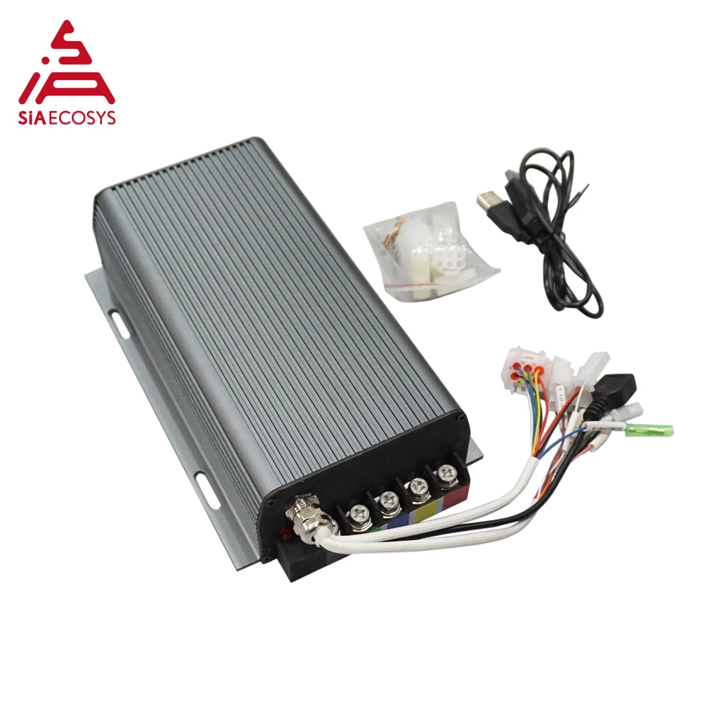 US $710.00 SiaecosysQSMOTOR Powerful 5kW 12x35inch InWheel Hub Motor with MQ Sabvoton controller