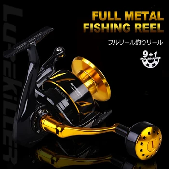 

Lurekiller Saltwater Spinning Jigging Fishing Reel Spinning Reels 10BB Alloy reel 35kgs drag power Japan Made Stella
