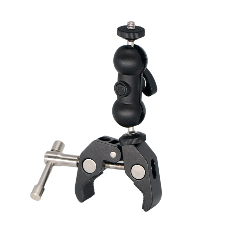 Super Clamp Magic Arm W 1/4 3/8 Morsetto Multifunzione Con Testa A Sfera Per Canon Nikon Sony Speedlight Monitor Flash Led