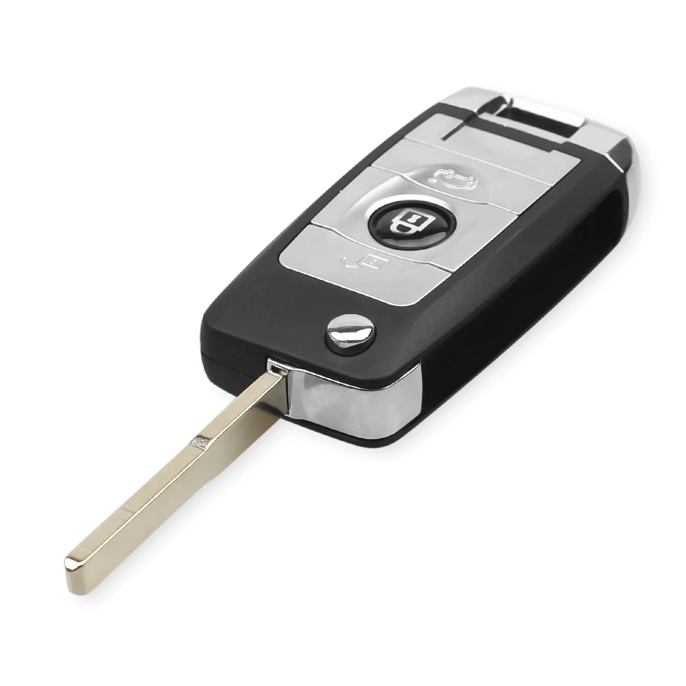 KEYYOU 3 кнопки модифицированный складной Автомобильный ключ откидная оболочка ключа дистанционного управления Fob чехол для Ford Focus Fiesta C-Max S-Max Ka Mondeo Galaxy