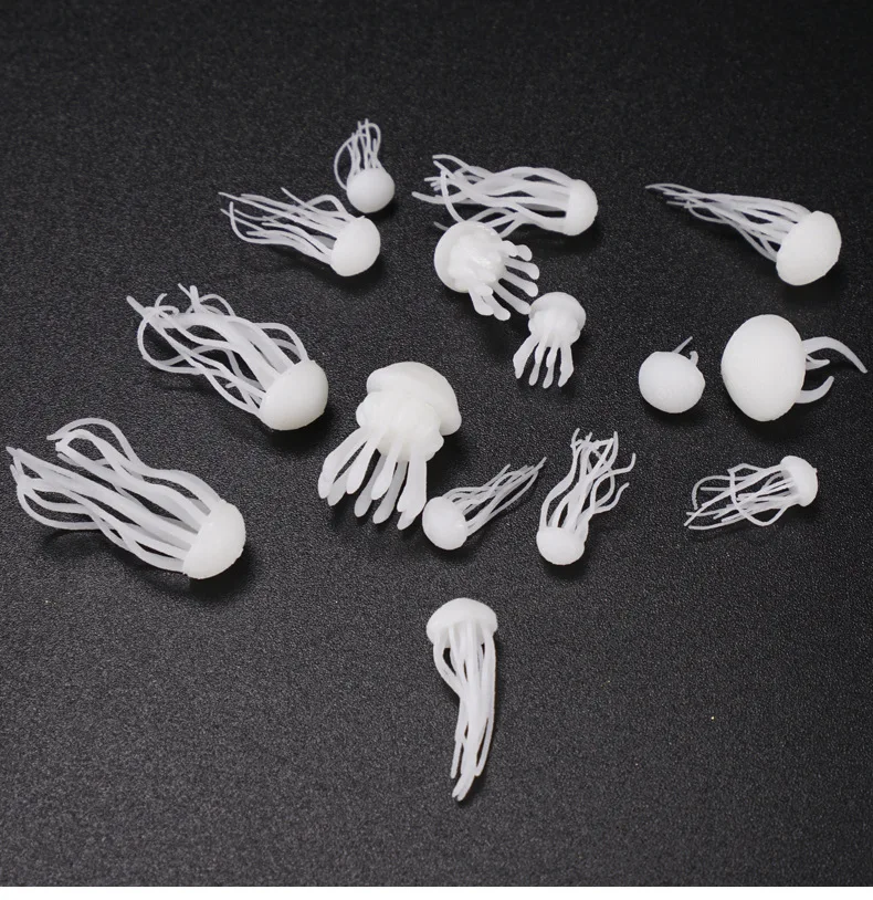 1pcs 3D Mini Jellyfish Silicone Mold Resin Molds Crystal Drop Gel