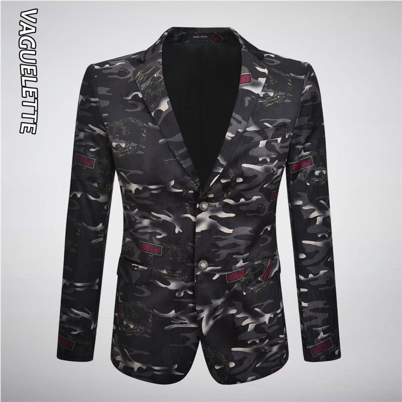 VAGUELETTE Elegant Pattern Blazer For Men Stage Party Dress Suit Jacket Coats Luxury Print Men Blazers Slim Fit Wedding Clothing VAGUELETTE Elegant Pattern Blazer For Men Stage Party Dress Suit Jacket Coats Luxury Print Men Blazers Slim Fit Wedding Clothing