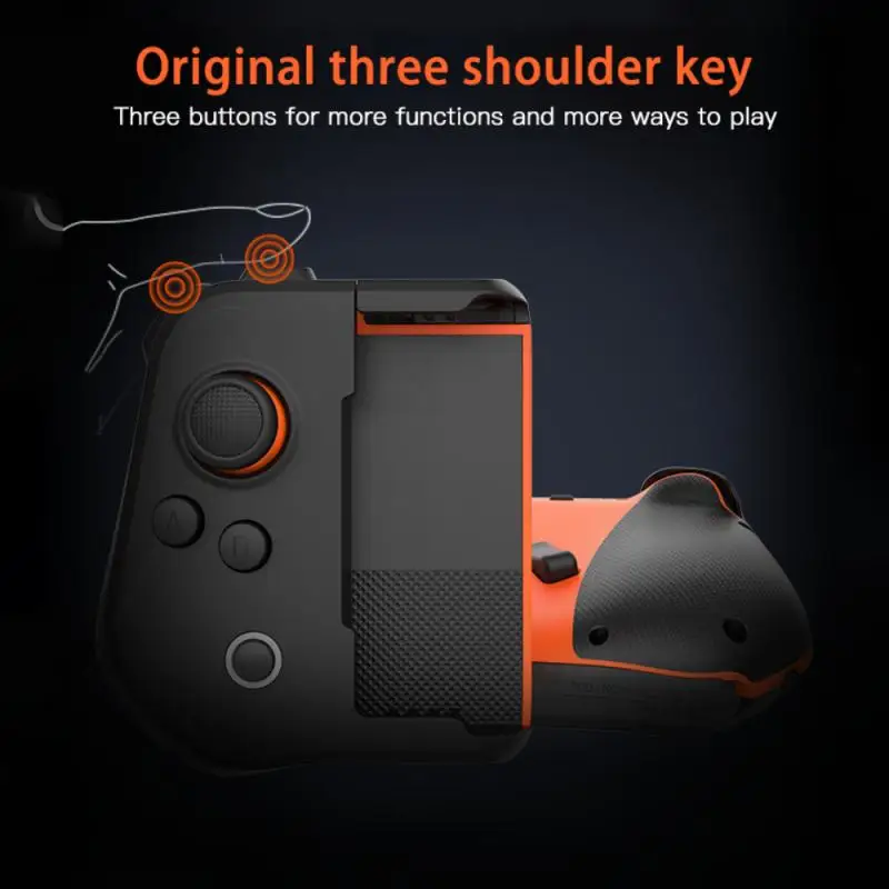 Bluetooth Wireless Gamepad Unilateral Stretch Game Handle Mobile Game Joystick For Android Stretchable Games Controller Trigger 1