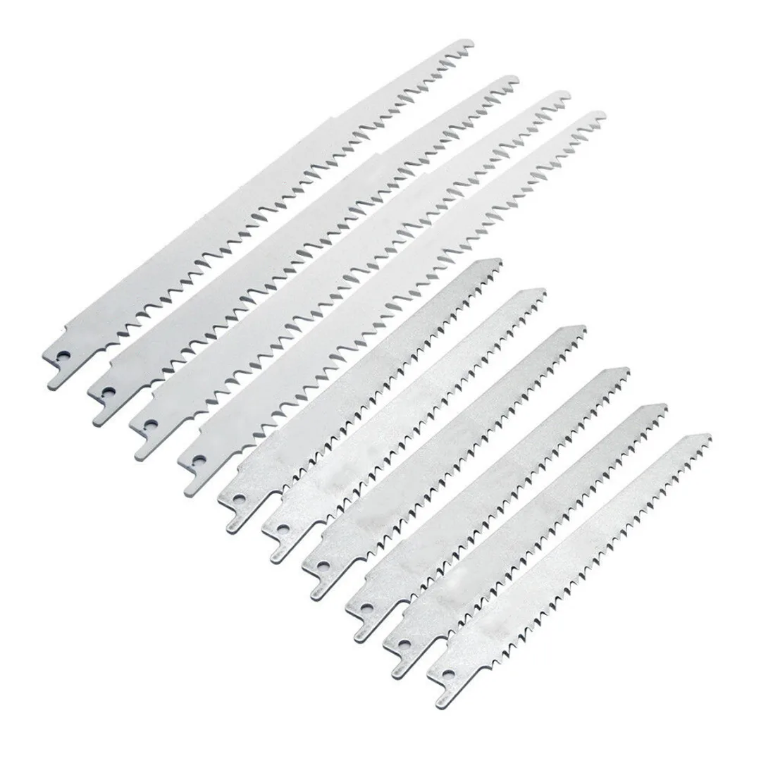 

10 Pieces Reciprocating Saw Blades S1531L & S644D Saber Saw Blade Wood Metal Fine Cut Saw Blades Metalworking Tool