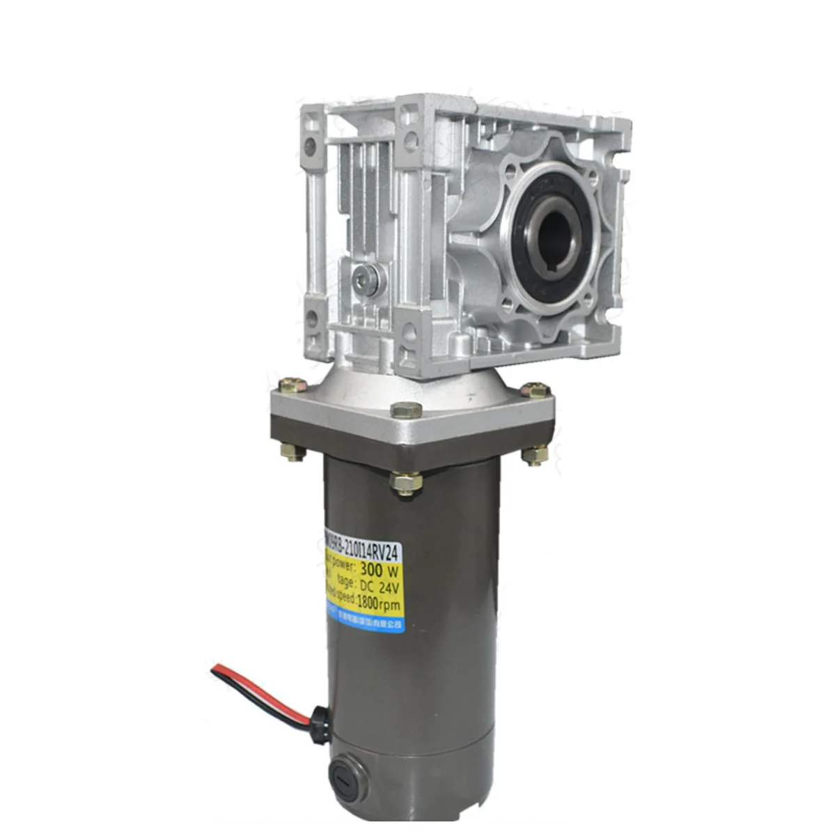 300W 350W 12V 24V 48V  DC motor + RV40 worm gear reducer, high torque, multi-speed, speed ratio, adjustable speed