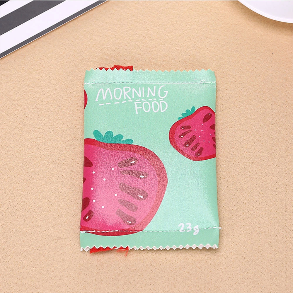 Wallet Female Zipper Wallets Girls Multiple Styl Creative Candy Snacks Coin Purse PU Leather Zipper Ladies Handbags Carteira 815